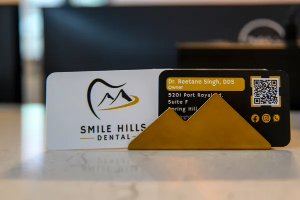 Welcoming reception area at Smile Hills Dental