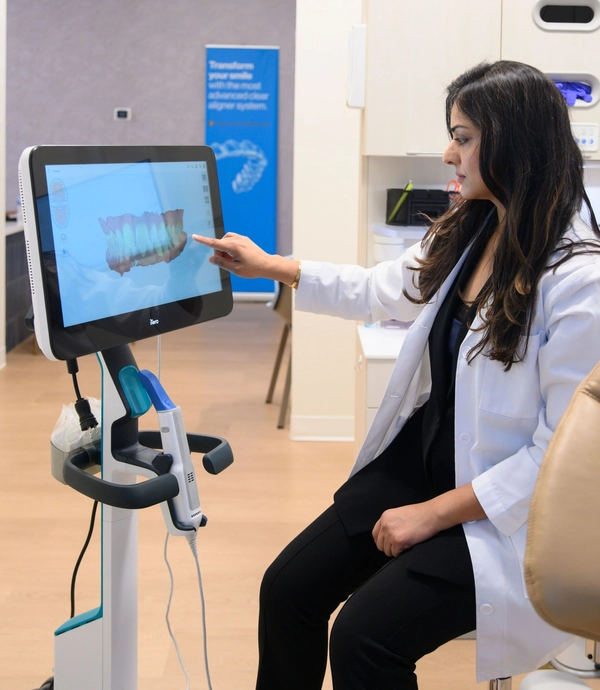 iTero Digital Scanner in use at Smile Hills Dental